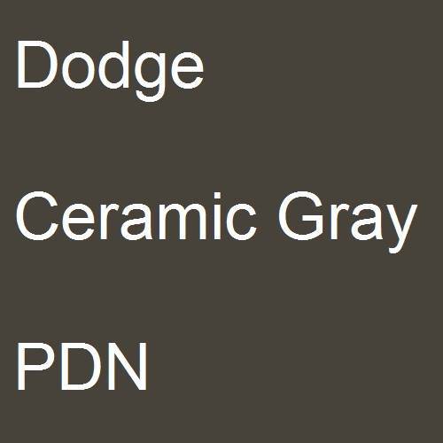 Dodge, Ceramic Gray, PDN.